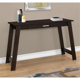 Monarch Computer Desk Home Office Laptop Storage Drawers Work Laminate Brown