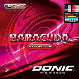 Donic Rubber Baracuda Bigslam, options 2.3 mm, red