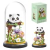 Fiotha Panda Bouquet Building Block Set, Mini Building Blocks Set,