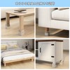 BOIVSHI Table Legs Extension, Height Adjustment, 4-Piece Set, Height 50mm,