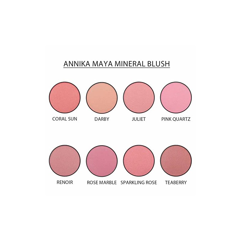 Annika Maya Mineral Blush (Rose Marble)