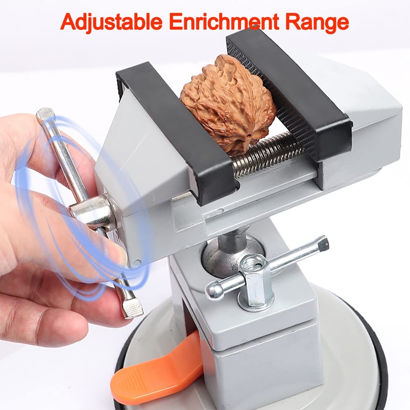 Mini Bench Vise 360 Degree Universal Rotating Square Workbench Clamp