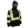 (Set of 2) Troy Safety RW-CLA3-TBK66 Class 3 Rain Suit,