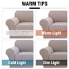 H.VERSAILTEX 4 Piece Stretch Sofa Covers for 3 Cushion Couch