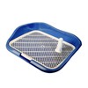 Dog Potty Tray with Raised Fences Removable Mesh Grid Pad