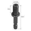 sourcing map Drill Chuck Adapter 3/8-24UNF Thread Keyless Drill Chuck