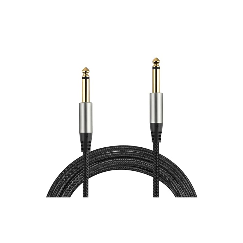 Paquete de 2 cables de guitarra de 1/4 de pulgada