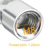 sourcing map M8 Female Thread 8 mm Hole Diameter Silver
