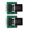 2PCS RJ11 6P6C Female Connector with PCB Breakout Board, RJ11