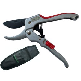 Kleeblatt GbR - Secateurs up to 60% energy saving pruning shears, rose shears, pruning shears, cuts up to 26 mm diameter, ergonomic handle for right-handed and left-handed users, fruit tree shears,