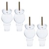 Geesatis Premium 5 inch Clear Acrylic Furniture Legs (Set of