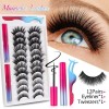 Unbranded Mixed Eyelash Set | 3 Styles in One: Natural,