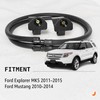 Click&Fit Adjustable Windshield Washer Nozzles compatible with Ford Explorer MK5