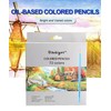 72 Oil Based Professional Colouring Pencils, SOFT High Grade 3.8