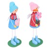 Wooden Dolls Home Bookcase Decoration Desktop Ornament Wedding Gift Wooden