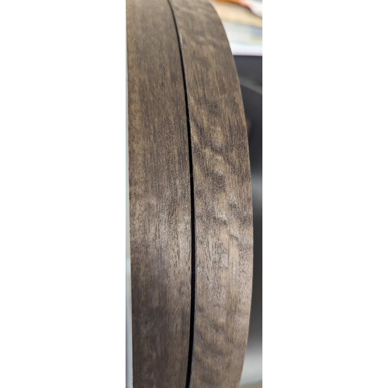 Eucalyptus Fumed Smoked Figured wood veneer edgebanding 15/16" x 120"