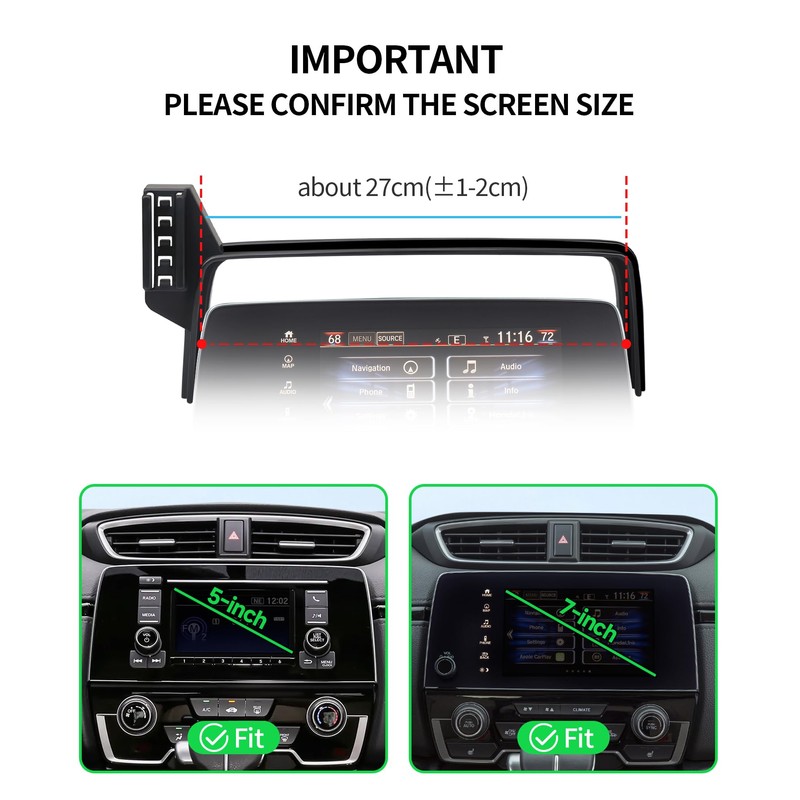 Wireless Charger Car Phone Holder for Honda CRV CR-V 2017-2022
