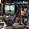Auto-Darkening Welding Face Shield for Welding & Polishing – Removable