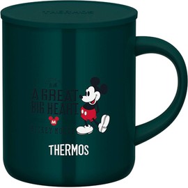 Thermos JDG-350DS DG Vacuum Insulated Mug, 11.8 fl oz (350 ml), Mickey, Dark Green