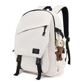 Sqodok Backpack for Girls College Backpacks for Teen Women Khaqi Bookbag Cute School Bag for Middle School High School