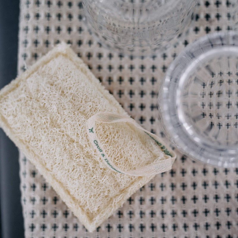Croll & Denecke Twin pack loofah sponge, loofah washing up