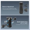 SMALLRIG Side Handle with (1/4" & 3/8") Two-in-One Fixing Screw,