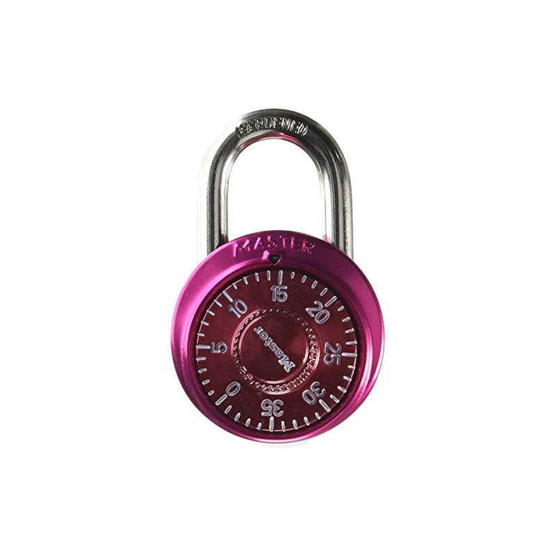 Master Lock Padlock, Standard Dial Combination Lock, 1-7/8 in. Wide,