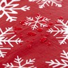 Serafina Home Holiday Christmas Vinyl Tablecloth with Flannel Backing: Tablecloth