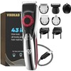 Voukad Beard Mustache Trimmer with 5 Attachments, 40 Adjustable Precisions,
