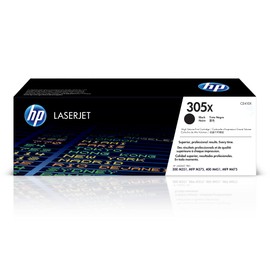 HP 305X Black High-Yield Toner Cartridge Printers | Works with Printer Series: Laserjet Pro 300 M351, 300 MFP M375, 400 M451, 400 MFP M475 | CE410X
