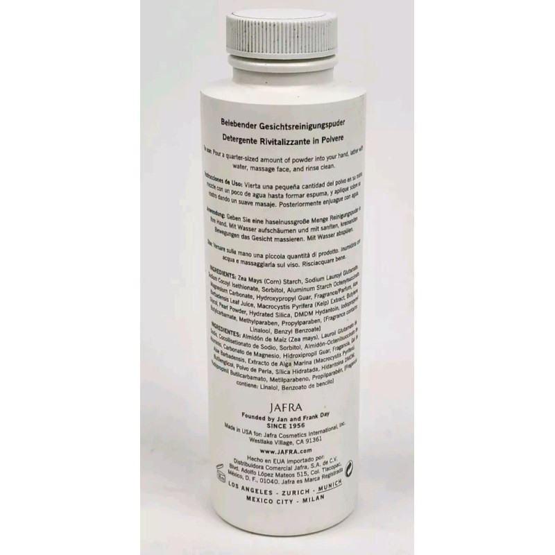 Jafra Beauty Dynamics Revitalizing Pearl Cleanser 3.5 Oz New &