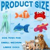 MRSOHRET Dog Squeak Toys for Aggressive Chewers, Crinkle Puppy Chew