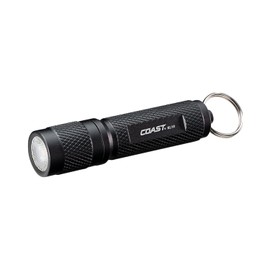 Coast KL10 100 Lumen LED Keychain Light, Pocket Sized, Black