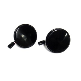 2x Black Tinted Lens Side Indicators Amber Marker Repeater Light for 1990-2014 MX-5 MK I II III Roadster NA NB NC
