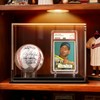 Acrylic Display Case Box for Baseball and Cards, Dual Baseball