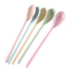 5 Pcs Long Handle Melamine Spoons Colorful Coffee Spoons Cocktail