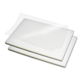 RAYSON Binding Covers, 200-micron, A4, PVC Plastic Binder Covers for Bound Documents, Clear, Pack of 50