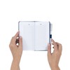 Evelay Address Book A-Z Blue Index Hard Back Cover Slim