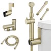 Greenspring Bidet Sprayer for Toilet Brushed Gold Bidet Attachment for