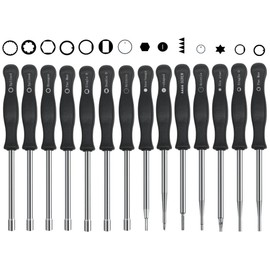 Strongthium 14 Pcs Carburetor Adjustment Tool Screwdriver Kit for 2 Cycle Small Engine Echo STIHL Poulan Ryobi Husqvarna MTD Homelite Chainsaw String Trimmer Weedeater with Carb Cleaning Brush