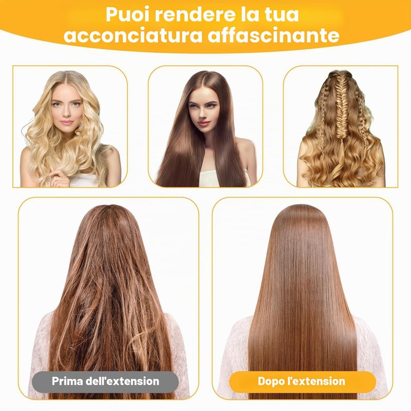 Set di aghi e filo per cucire parrucche e capelli,