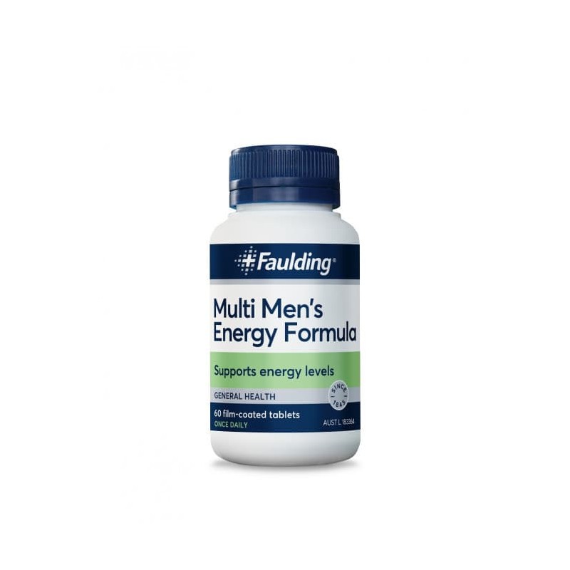 Faulding Multi Mens Energy Formula 60 Tablets