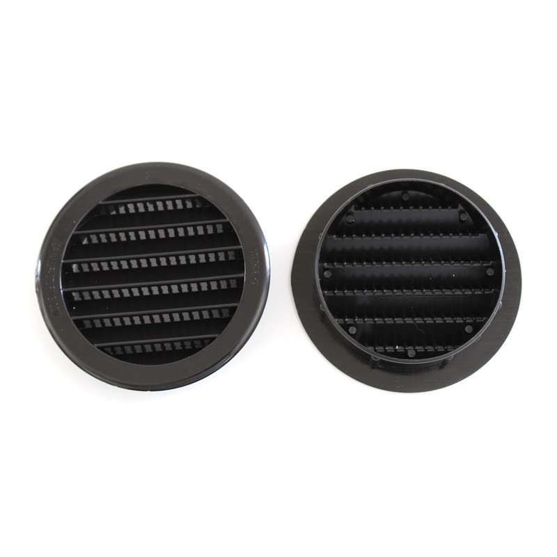 3" Round Plastic Louver Soffit Air Vent Reptile Screen Grille