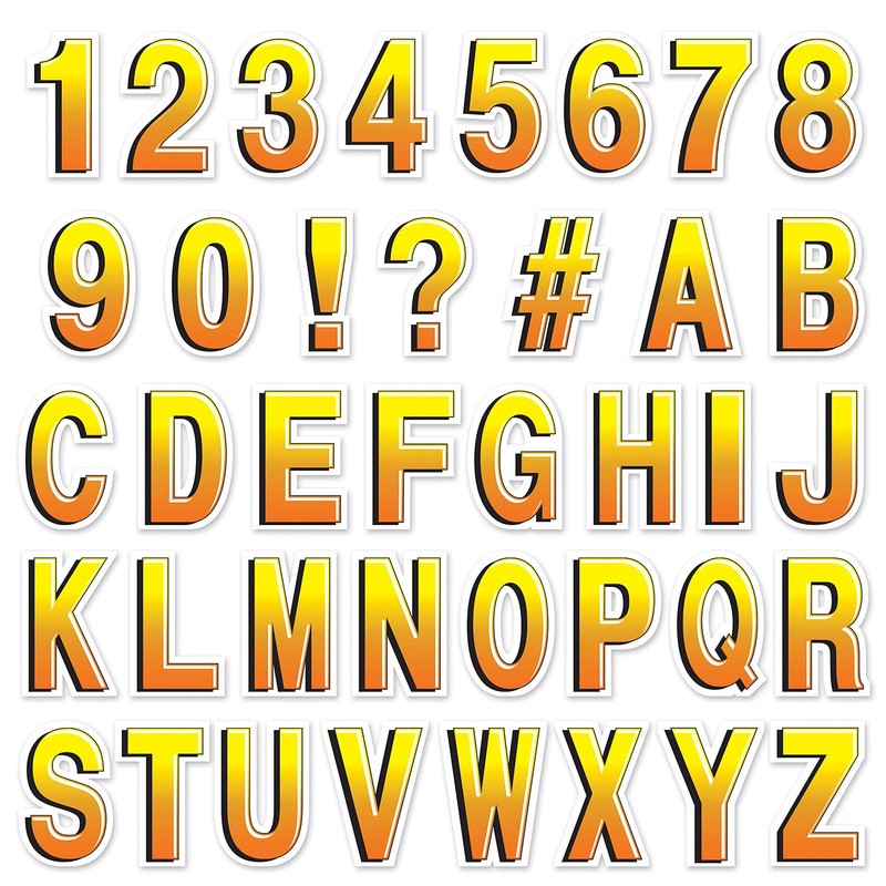 Beistle Letter E Yard Sign with Metal Stakes