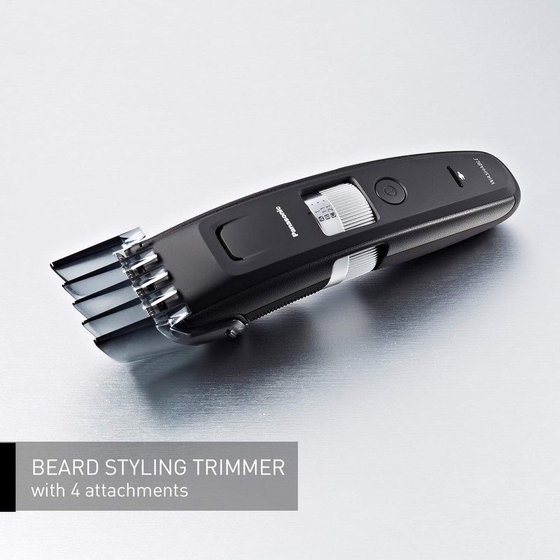 Panasonic Men's Barber style long beard Trimmer, ER-GB96, Black