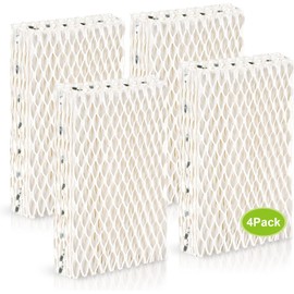 WXFANA 4 Pack WF813 Humidifier Filters Wick Replacement Compatible with ReliOn RCM-832 RCM-832N WF813 DH832 ProCare PCWF813 Equate EQWF813 EQ-2119-UL Duracraft DH-830 Cool Mist Humidifier Filters