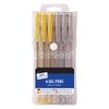 Just stationery Gel Ink Pen - Silver/Gold (Set of 6),
