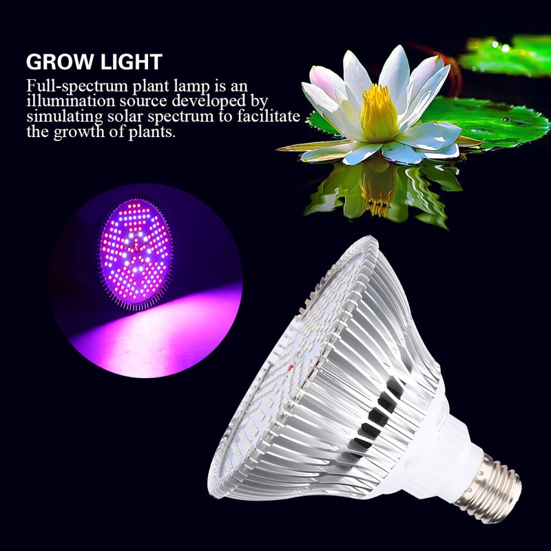 Full Spectrum 150LED 100W E27 Plant Grow Light Lamp for