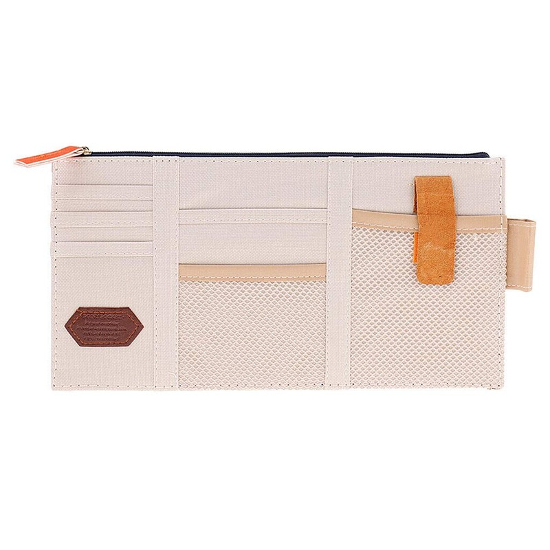 Car Sun Visor Organiser, Riloer Car Interior Accessories, Storage Bag,