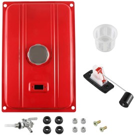 Wai Danie Wai Danie Universal 7 Gallon Generator Gas Fuel Tank Valve Chrome Cap 26.5 Liter 6500W Generator Gas Fuel Tank with Chrome Cap 25 Liters fits for EC6500